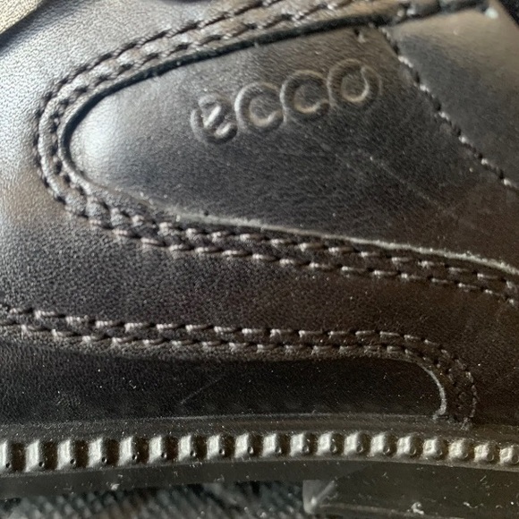 Ecco Junior Dublin Lace Shoes for Boys, Size 6.5, Black - EXCELLENT! - Picture 2 of 8
